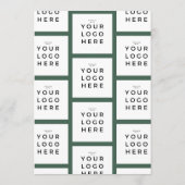 Uw zakelijke Logo | Geluk op de Feestdagen Feestdagenkaart (Achterkant)