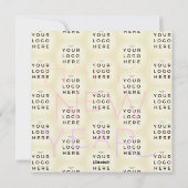 Uw zakelijke Logo | Happy New Years Moderne Custom Feestdagenkaart (Achterkant)