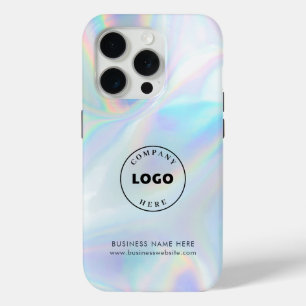 Uw zakelijke Logo Holografische Bedrijfsmedewerker iPhone 15 Pro Case