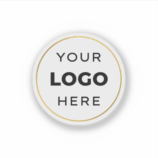 Uw zakelijke Logo-Logo Sticker (Voorkant)