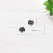 Uw zakelijke Logo Minimal Earring Display Kaart (Bureau)