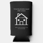 Uw zakelijke Logo minimaliseert de Estate Agent Seltzer Blikjeskoeler (Voorkant)
