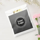 Uw zakelijke Logo of ontwerp en bewerkbare tekst Bedankzakje (Gezegeld)