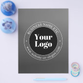 Uw zakelijke Logo of ontwerp en bewerkbare tekst Flyer (Enkel)