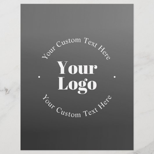 Uw zakelijke Logo of ontwerp en bewerkbare tekst Flyer (Voorkant)