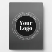 Uw zakelijke Logo of ontwerp en bewerkbare tekst Fotoplaat (voorkant)