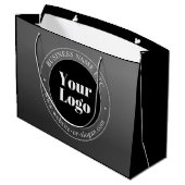Uw zakelijke Logo of ontwerp en bewerkbare tekst Groot Cadeauzakje (Achterkant Gekanteld)