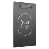 Uw zakelijke Logo of ontwerp en bewerkbare tekst Klembord (Rechts)