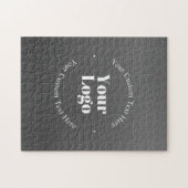 Uw zakelijke Logo of ontwerp en bewerkbare tekst Legpuzzel (Horizontaal)