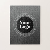 Uw zakelijke Logo of ontwerp en bewerkbare tekst Legpuzzel (Verticaal)