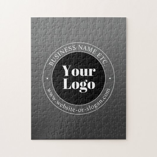 Uw zakelijke Logo of ontwerp en bewerkbare tekst Legpuzzel (Verticaal)