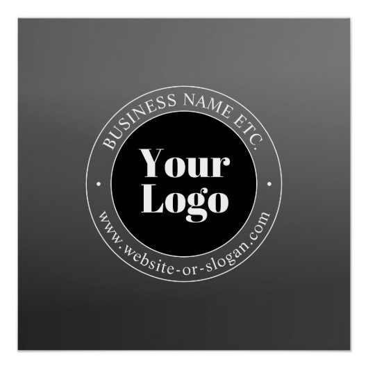 Uw zakelijke Logo of ontwerp en bewerkbare tekst Perfect Poster (Voorkant)