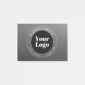 Uw zakelijke Logo of ontwerp en bewerkbare tekst Post-it® Notes (Voorkant)