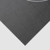 Uw zakelijke Logo of ontwerp en bewerkbare tekst Tissuepapier (Detail)