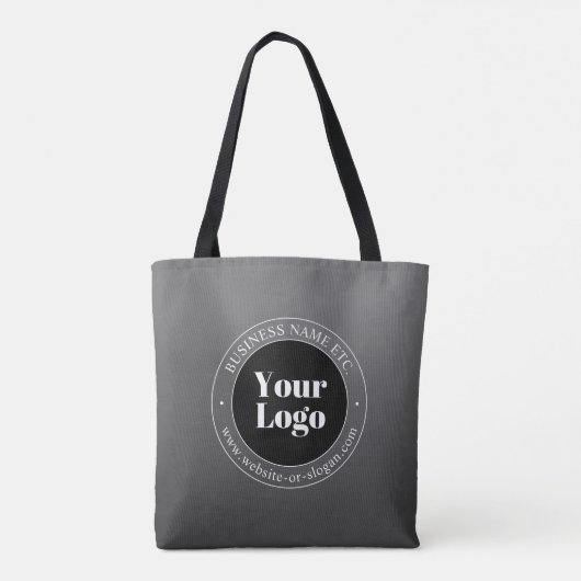Uw zakelijke Logo of ontwerp en bewerkbare tekst Tote Bag (Achterkant)