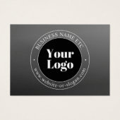 Uw zakelijke Logo of ontwerp en bewerkbare tekst Visitekaartje (Voorkant)