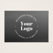 Uw zakelijke Logo of ontwerp en bewerkbare tekst Visitekaartje (Voorkant)