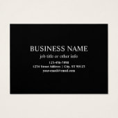 Uw zakelijke Logo of ontwerp en bewerkbare tekst Visitekaartje (Achterkant)