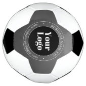 Uw zakelijke Logo of ontwerp en bewerkbare tekst Voetbal (Gedraaid)