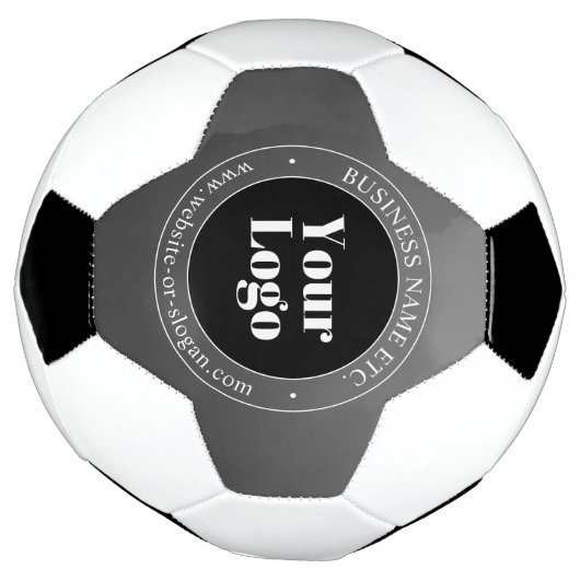 Uw zakelijke Logo of ontwerp en bewerkbare tekst Voetbal (Gedraaid)