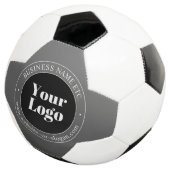 Uw zakelijke Logo of ontwerp en bewerkbare tekst Voetbal (Drie kwart)