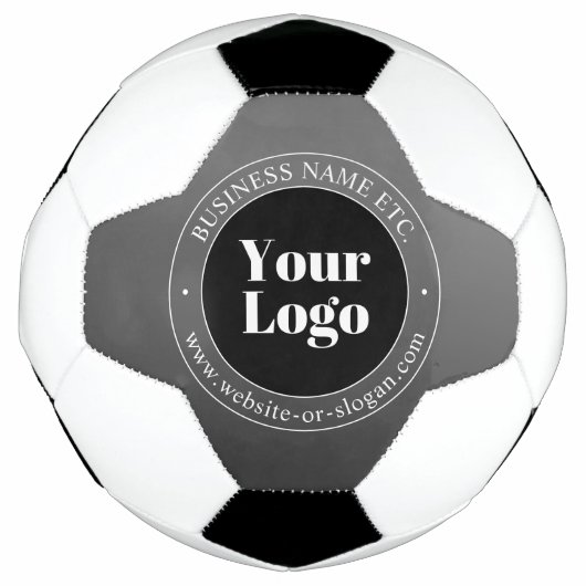 Uw zakelijke Logo of ontwerp en bewerkbare tekst Voetbal (Voorkant)