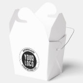 Uw zakelijke Logo of ontwerp | Vet Bewerkbare teks Bedankdoosjes (Geopend)