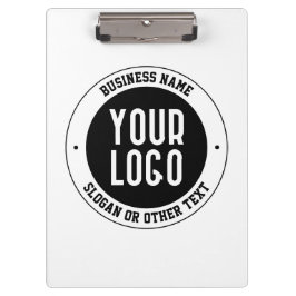 Uw zakelijke Logo of ontwerp | Vet Bewerkbare teks Klembord