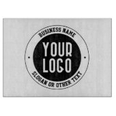 Uw zakelijke Logo of ontwerp | Vet Bewerkbare teks Snijplank (Voorkant)