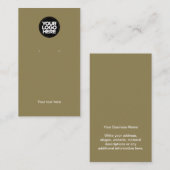 Uw zakelijke Logo Olive-verlossingskaart Visitekaartje (Voorkant / Achterkant)