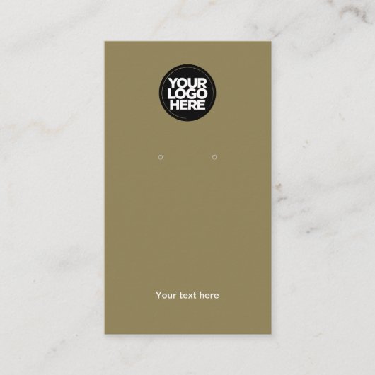 Uw zakelijke Logo Olive-verlossingskaart Visitekaartje (Voorkant)