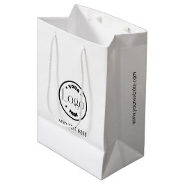 Uw zakelijke Logo Professional White Medium Cadeauzakje