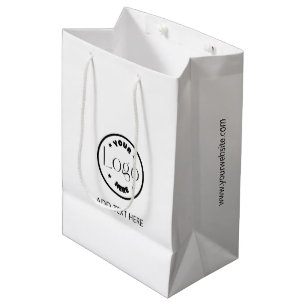 Uw zakelijke Logo Professional White Medium Cadeauzakje