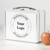 Uw zakelijke Logo & promotietekst | Wit (In situ)