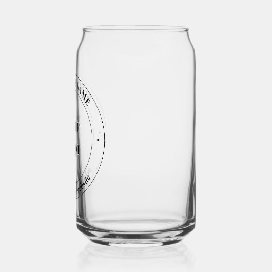 Uw zakelijke Logo & promotietekst | Wit Blikvorm Glas (Links)