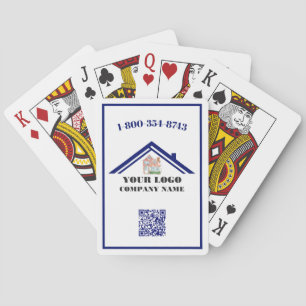 Uw zakelijke Logo QR-code Pokerkaarten