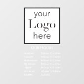 Uw zakelijke Logo Raamsticker (Vel)