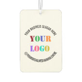 Uw zakelijke Logo - Reclameboodschapper Luchtverfrisser (Achterkant)