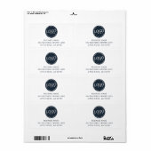 Uw zakelijke Logo-retouradres toevoegen Verzendadr Etiket (Full Sheet)