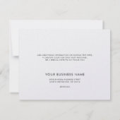 Uw zakelijke Logo Script-bedrijfscliënten Bedankkaart (Achterkant)