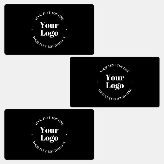 Uw zakelijke Logo & tekst Sjabloon Labels (Groep)