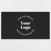 Uw zakelijke Logo & tekst Sjabloon Labels (Design 1)