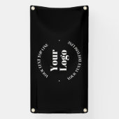 Uw zakelijke Logo & tekst Sjabloon Spandoek (Verticaal)