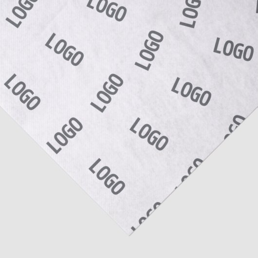 Uw zakelijke Logo | Uniek Logo-patroonontwerp Tissuepapier (Detail)
