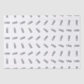 Uw zakelijke Logo | Uniek Logo-patroonontwerp Tissuepapier (Voorkant)