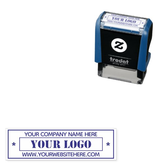Uw zakelijke Logo zelfinkende stempel Professional (In situ)