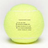 Uw zakelijke promotionele tennisballen Sjabloon (Voorkant)