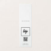 Uw zakelijke QR-code en -Logo Kaart (Buitenkant ongevouwen)