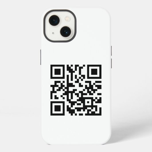 Uw zakelijke QR-code iPhone Hoesje (Achterkant)