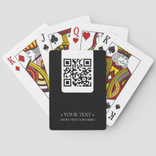 Uw zakelijke QR-code Pokerkaarten